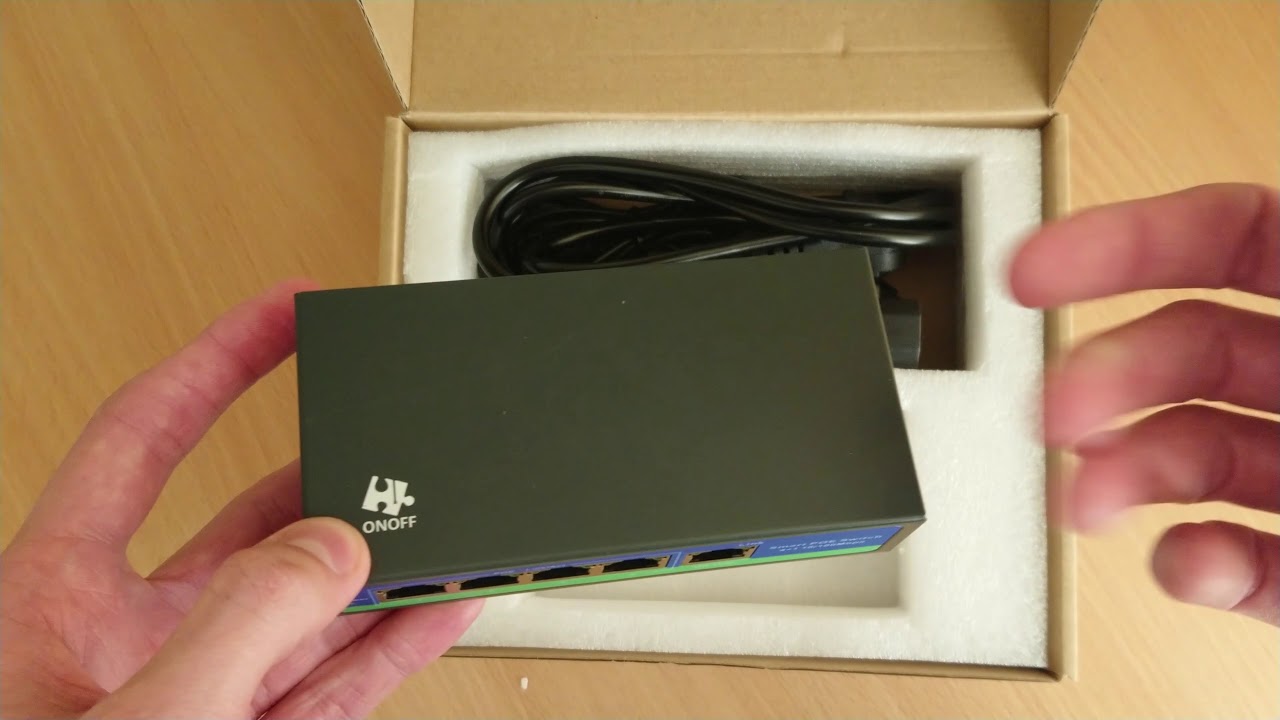 Обзор POE коммутатора ONOFF SPS541PF. POE SWITCH.