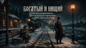 тяжелый рок. песня (Богатый и нищий) в стиле группы кукрыниксы.