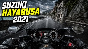 ГИПЕРБАЙК ПОД ДОЖДЕМ! Навал на Suzuki Hayabusa 2021 | RIDE 5 French Riviera