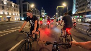 Ночной велофестиваль в Москве