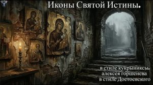 тяжелый рок. песня (Иконы Святой Истины) в стиле группы кукрыниксы.
