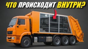 Что на самом деле происходит внутри мусоровоза?