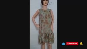 Платье без рукава с оборкой без выкройки сшить своими руками быстро