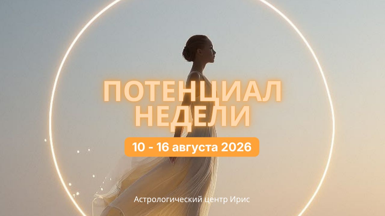Потенциал недели 10 - 16 августа