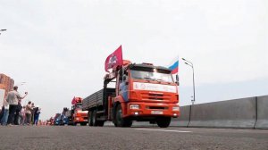 Мэр Москвы Сергей Собянин открыл движение по новой эстакаде на шоссе Энтузиастов.