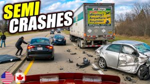 🚛 ЛУЧШИЕ ДТП и Аварии с Грузовиками! Подборка Полуприцепов — Часть 7
