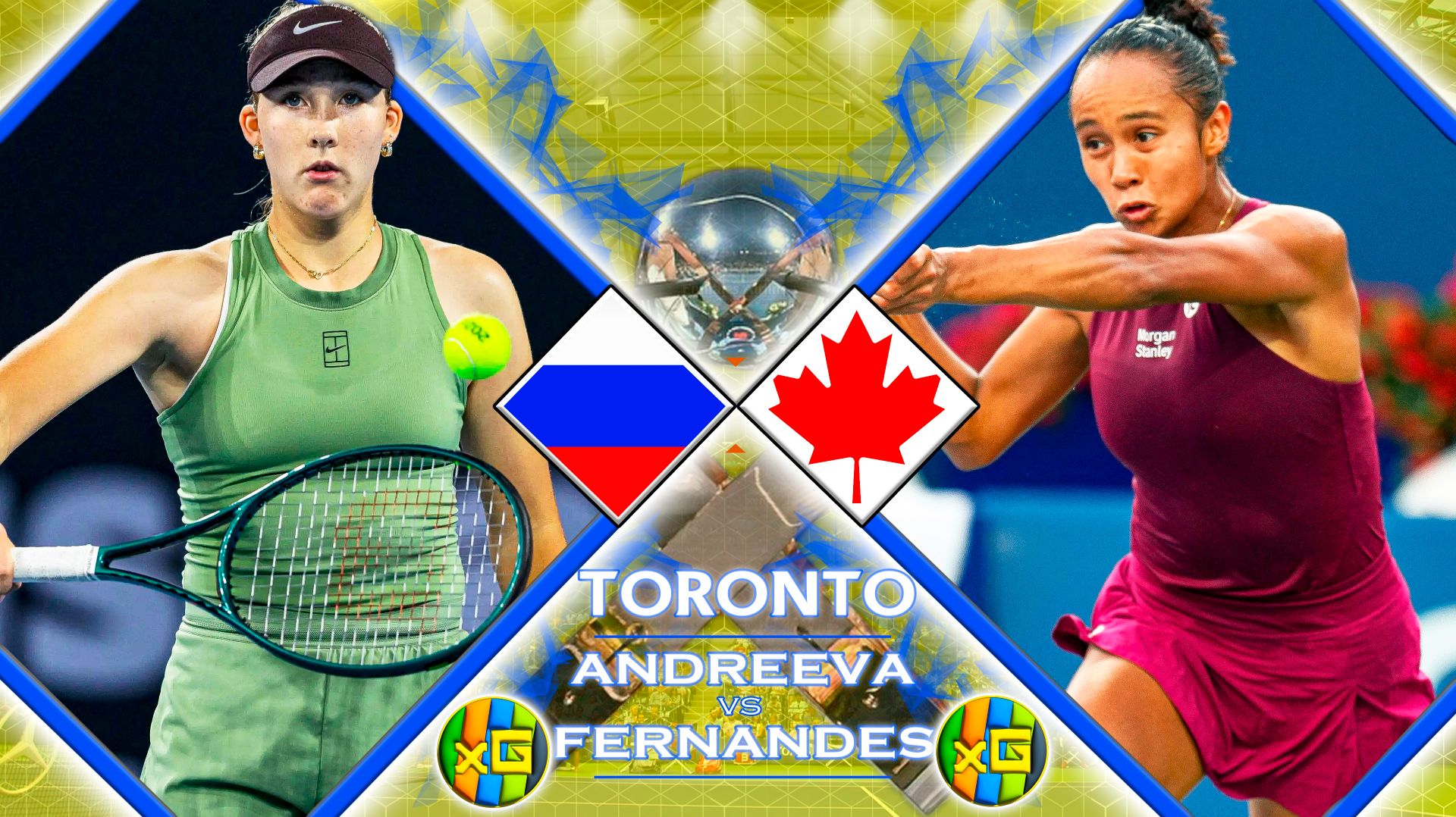 Андреева - Фернандес | WTA ТОРОНТО | 07.08.2026 | Прямая трансляция | xG