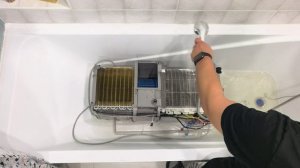 Полная разборка и мойка мобильного кондиционера своими руками