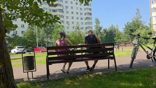 На великах. Подмосковье.