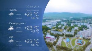 Прогноз погоды на 10.08.2026