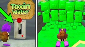 Включаем рычаг для удаления токсичных отходов - прохождение игры Super Bear Adventure