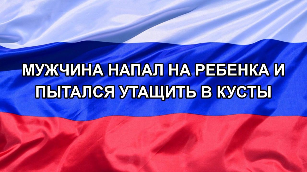 Н. РФ Мужчина напал на ребенка и пытался утащить в кусты