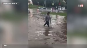 Улицы в Смоленске превратились в реки