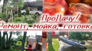 Мужские и женские дела на даче!