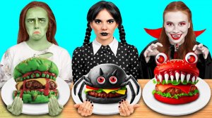 Кулинарный Челлендж# Уэнсдей vs Вампир vs Зомби