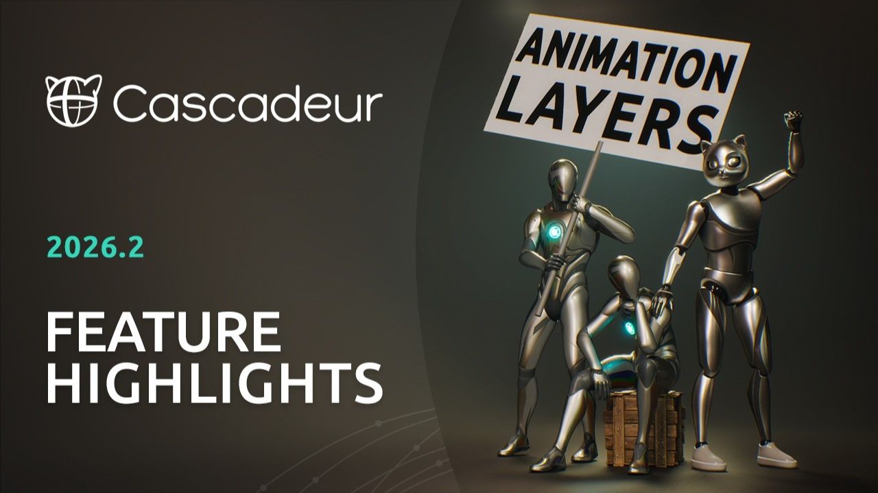 Cascadeur 2026.2: Неразрушающие слои анимации, умный AutoPosing и мощный Python API!