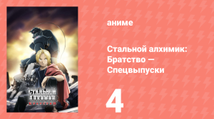 Стальной алхимик: Братство — Спецвыпуски 4 серия (аниме-сериал, 2009)