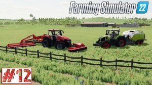 ✅ FS 22 - Моя новая ферма / Заготовка сена в тюках и рулонах  .#12