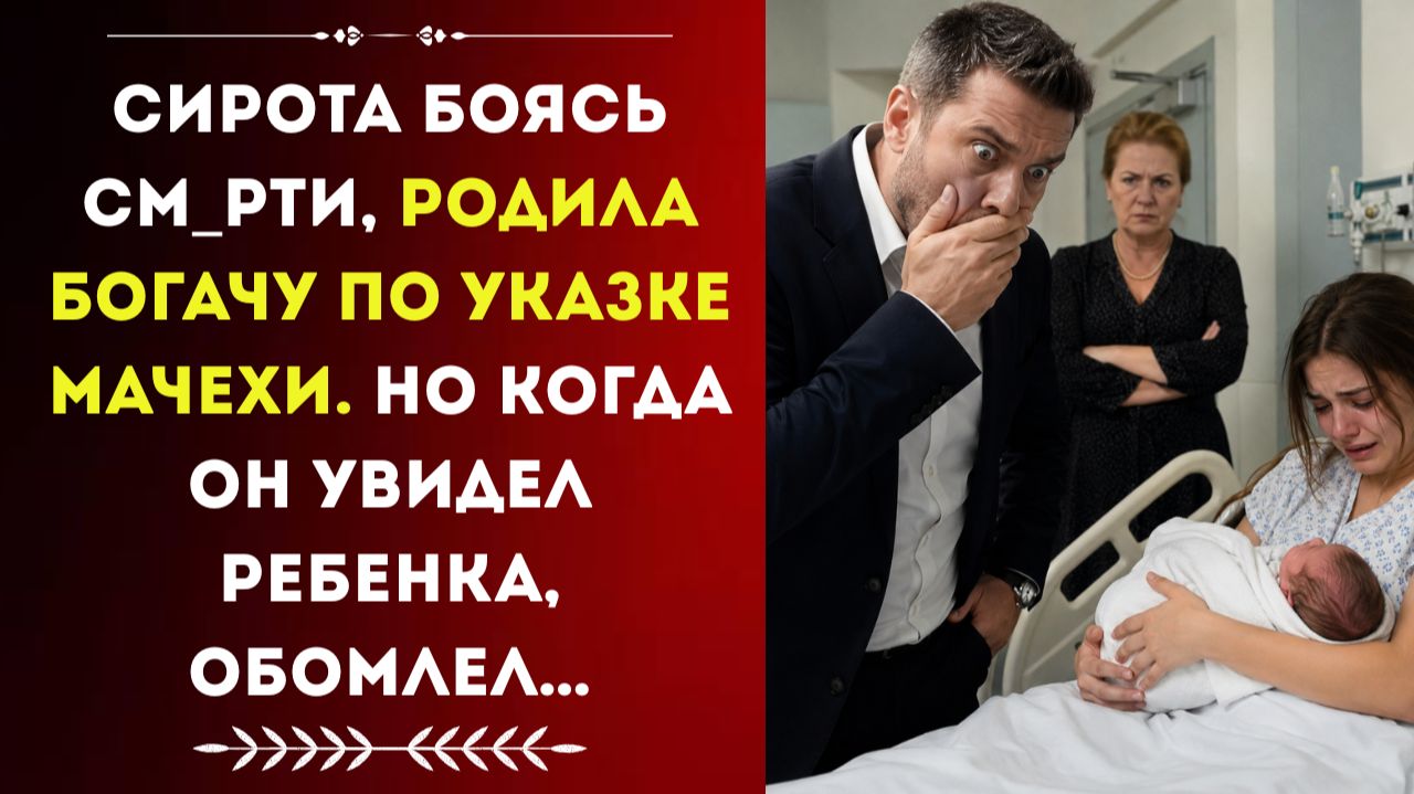 Сирота боясь СМ_РТИ, родила БОГАЧУ по указке МАЧЕХИ. Истории из жизни. Аудиорассказ.