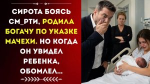 Сирота боясь СМ_РТИ, родила БОГАЧУ по указке МАЧЕХИ. Истории из жизни. Аудиорассказ.