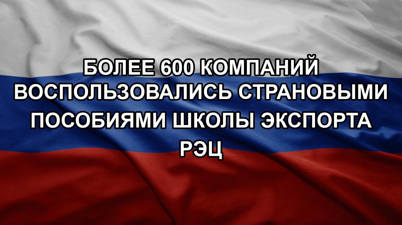 Более 600 компаний воспользовались страновыми пособиями Школы экспорта РЭЦ