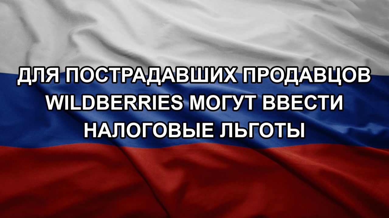 Для пострадавших продавцов Wildberries могут ввести налоговые льготы