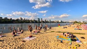 Пляж Левого берега Дона . Июль в Ростове-на-Дону 2026 год.