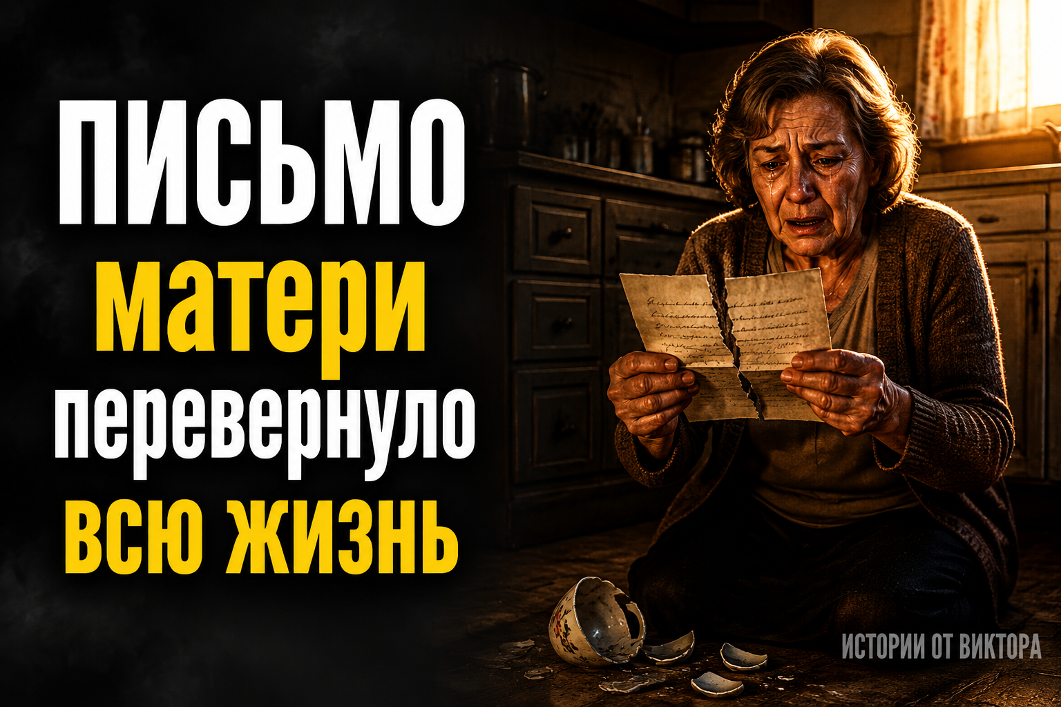 Письмо матери разрушило всю мою жизнь за один день