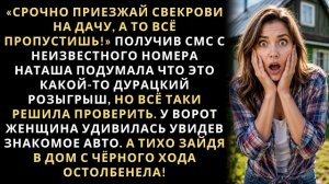 Истории из жизни/Срочно приезжай к свекрови на дачу- пришло СМС с неизвестного номера/Аудиорассказы