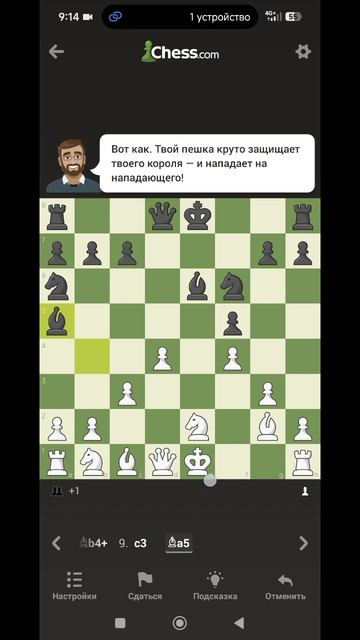 шахматы играю с тренером 1 серия