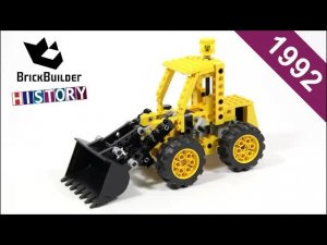 LEGO Technic 8828 Фронтальный погрузчик — исторический набор 1990 года (Коллекция 139/418)