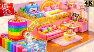 «Изумительный мини-дом со спальней 'Розовое небо' 🌈🏠»