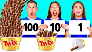 100 Слоев Еды Челлендж _ Вкусные Рецепты