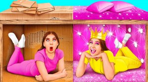 Секретный Домик Под Кроватью # Богатая vs Бедная Смешные Моменты