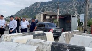 В Унцукульском и Гергебильском районах продолжают восстанавливать дороги и мосты