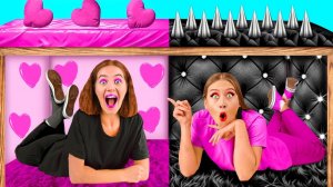 Секретный Домик Под Кроватью # Богатая vs Бедная Смешные Cитуации от KiKi Challenge