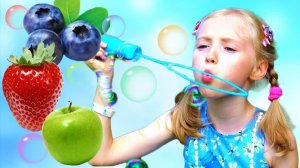 Изучаем Фрукты с Мыльными Пузырями Scentos Bubbles Видео для детей
