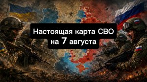🇷🇺 Настоящая карта СВО на 7 августа. Военная сводка боевых действий на сегодня