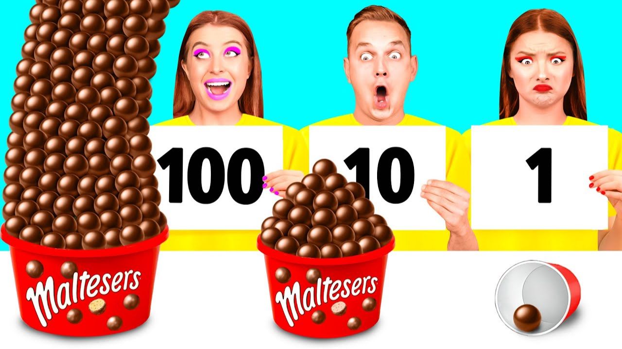 100 Слоев Еды Челлендж # Смешные Cитуации от