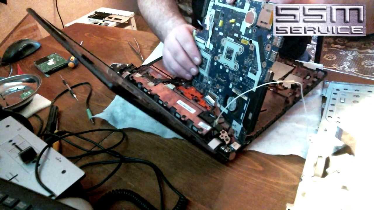 Как разбрать ноутбук Acer V3 571G