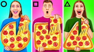 Геометрический челлендж с едой # Еда разных форм с TeenTeam Challenge