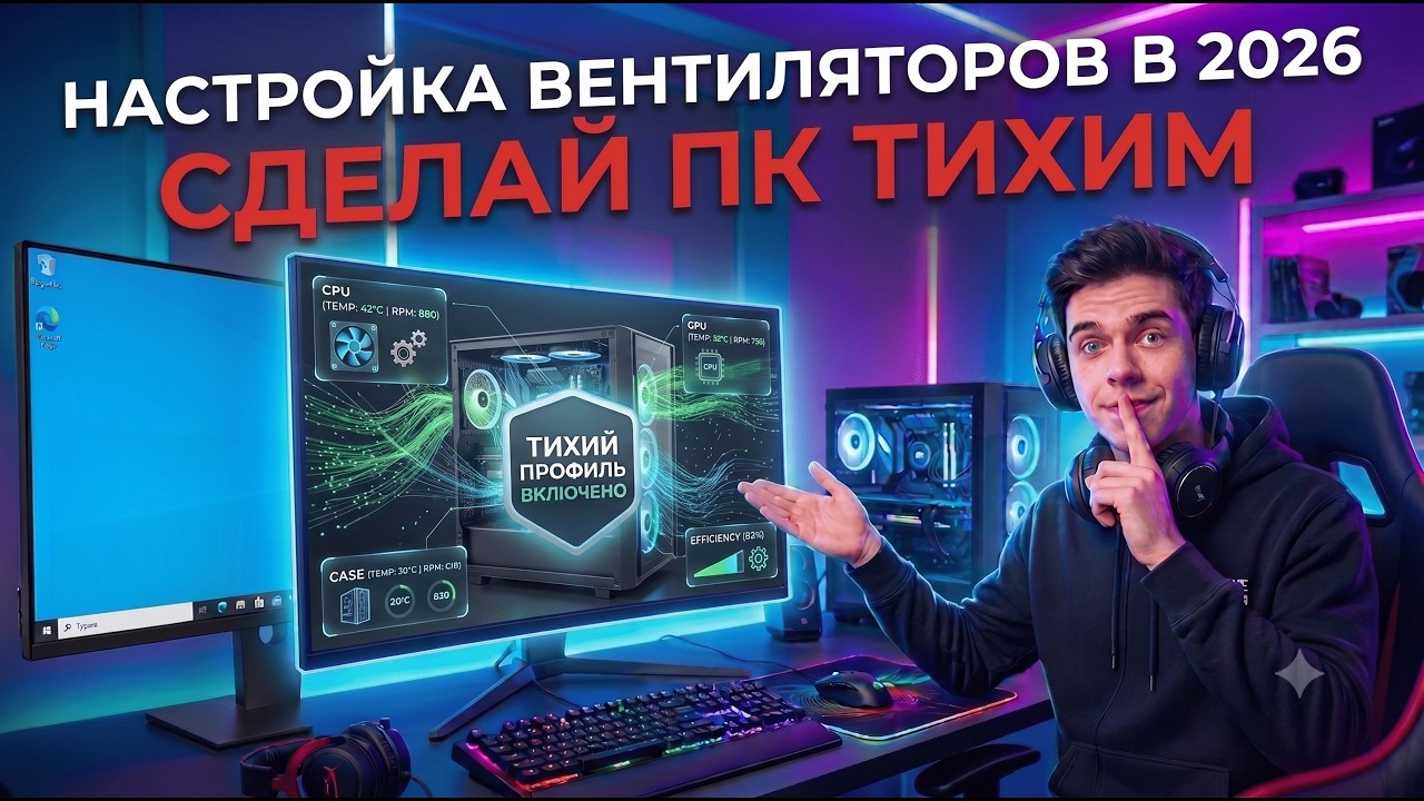 КАК НАСТРОИТЬ ВЕНТИЛЯТОРЫ В ПК | СДЕЛАЙ ПК ТИХИМ ЗА 3 МИНУТЫ