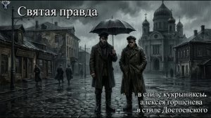 тяжелый рок. песня (Святая правда) в стиле группы кукрыниксы.