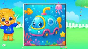 Детский развивающий мультфильм, пазлы, головоломка
