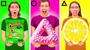 Геометрический Челлендж с Едой # Смешные Cитуации с TeenTeam Challenge