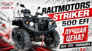 Baltmotors Striker 500 EFI: полный привод, ПТС и честный обзор квадроцикла для работы и отдыха