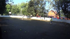 two handed backhand