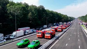 Новая эстакада открыта на востоке Москвы.