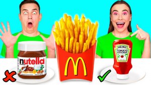 Выбери Правильный Соус к Еде Челлендж