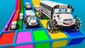 Маленький грузовик на гигантском Funny G63 против портальной ловушки - BeamNG Drive